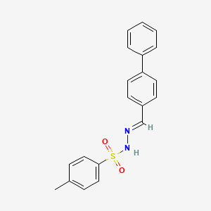 molecular formula C20H18N2O2S B8105063 N'-([1,1'-Biphenyl]-4-ylmethylene)-4-methylbenzenesulfonohydrazide 