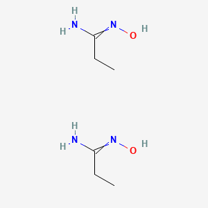 molecular formula C6H16N4O2 B8105252 N'-hydroxypropanimidamide 