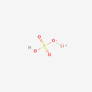 molecular formula LiHSO4<br>HLiO4S B081058 Lithium hydrogen sulfate CAS No. 13453-86-6