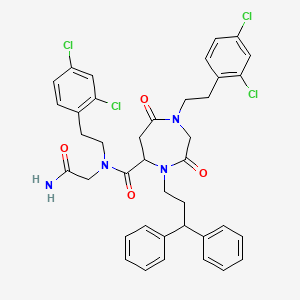 molecular formula C39H38Cl4N4O4 B8105988 QM31 