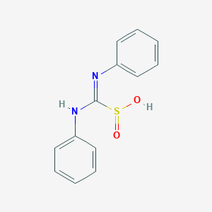 molecular formula C13H12N2O2S B081060 (Z)-anilino(phenylimino)methanesulfinic acid CAS No. 14451-44-6