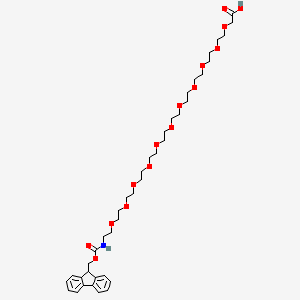 molecular formula C39H59NO15 B8106028 Fmoc-NH-PEG11-CH2COOH 