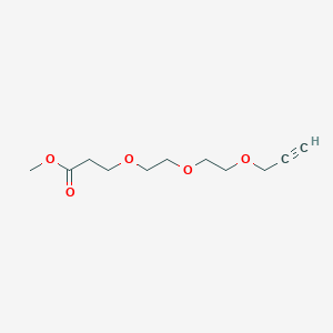 molecular formula C11H18O5 B8106324 Propargyl-PEG3-methyl ester CAS No. 2086689-09-8