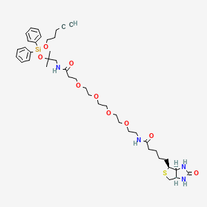 molecular formula C42H62N4O9SSi B8106365 DADPS Biotin Alkyne 