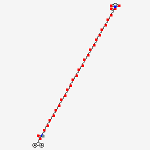 molecular formula C70H116N2O30 B8106486 Fmoc-PEG24-NHS ester 