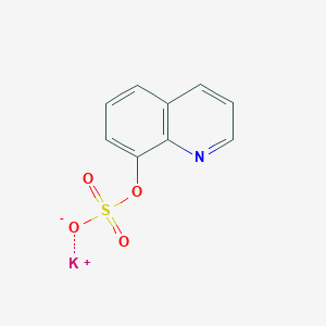 molecular formula C9H6KNO4S B081065 Potassium hydroxyquinoline sulfate CAS No. 14534-95-3