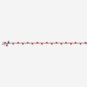 molecular formula C37H75NO18 B8106539 N-Boc-PEG16-alcohol 