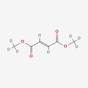 molecular formula C6H8O4 B8106680 Dimethyl Fumarate D6 