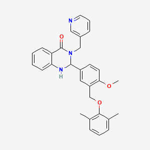 molecular formula C30H29N3O3 B8106688 NCGC00229600 