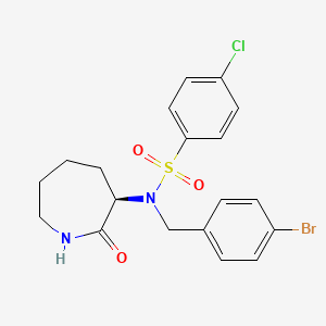 molecular formula C19H20BrClN2O3S B8106693 ELN318463 