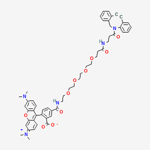 molecular formula C54H57N5O10 B8106704 Tamra-peg4-dbco 