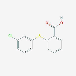 molecular formula C13H9ClO2S B081070 2-(3-Chlorophenylthio)benzoic acid CAS No. 13420-58-1