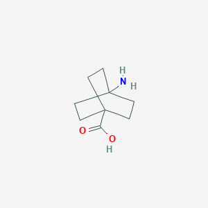 molecular formula C9H15NO2 B081071 4-Aminobicyclo[2.2.2]octane-1-carboxylic acid CAS No. 13595-17-0