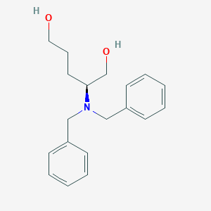 molecular formula C19H25NO2 B8107323 (S)-2-(DIBENZYLAMINO)PENTANE-1,5-DIOL 