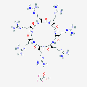 molecular formula C44H85F3N28O9 B8107579 NP213 TFA 