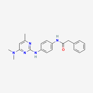 molecular formula C21H23N5O B8107625 MT-4 