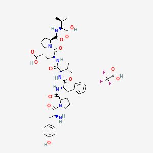 molecular formula C46H62F3N7O13 B8107691 A-Casomorphin, human (TFA) 