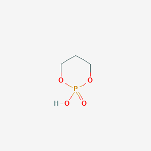 molecular formula C3H7O4P B081079 1,3,2-Dioxaphosphorinane, 2-hydroxy-, 2-oxide CAS No. 13507-10-3
