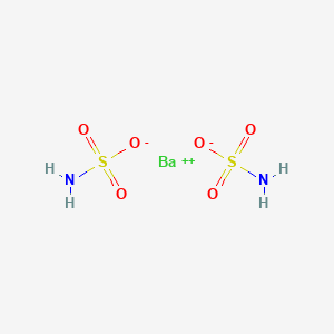molecular formula BaH4N2O6S2 B081080 barium(2+);disulfamate CAS No. 13770-86-0