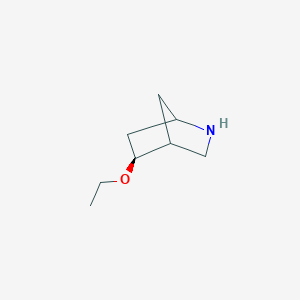 molecular formula C8H15NO B8108123 rel-(5S)-5-ethoxy-2-azabicyclo[2.2.1]heptane 