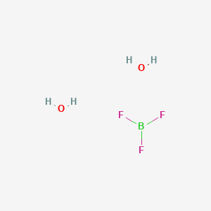 molecular formula BF3H4O2 B081082 Boron trifluoride dihydrate CAS No. 13319-75-0