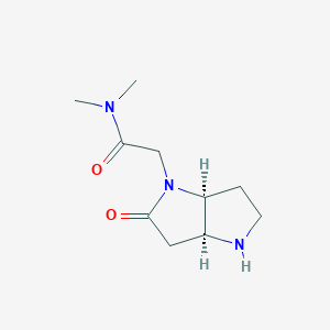 molecular formula C10H17N3O2 B8109365 N,N-Dimethyl-2-((3As,6As)-2-Oxohexahydropyrrolo[3,2-B]Pyrrol-1(2H)-Yl)Acetamide 