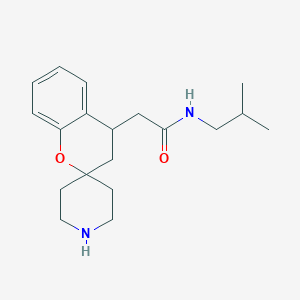 molecular formula C19H28N2O2 B8109661 N-isobutyl-2-(spiro[chroman-2,4'-piperidin]-4-yl)acetamide 