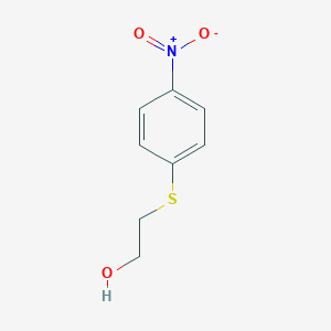 molecular formula C8H9NO3S B081120 Ethanol, 2-[(4-nitrophenyl)thio]- CAS No. 13287-76-8