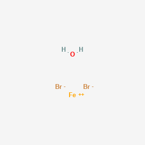molecular formula Br2FeH2O B081123 Iron (II) bromide hydrate CAS No. 13463-12-2