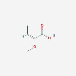 molecular formula C5H8O3 B8112495 2-Methoxycrotonic acid 