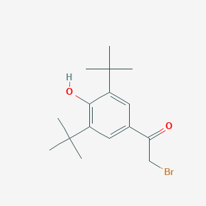 molecular formula C16H23BrO2 B081125 2-溴-1-[3,5-二(叔丁基)-4-羟基苯基]乙酮 CAS No. 14386-64-2
