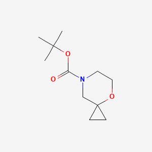 molecular formula C11H19NO3 B8112571 Tert-butyl 4-oxa-7-azaspiro[2.5]octane-7-carboxylate 