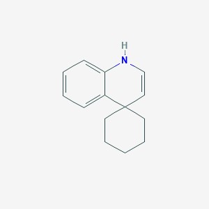 molecular formula C14H17N B8112624 1'H-Spiro[cyclohexane-1,4'-quinoline] 