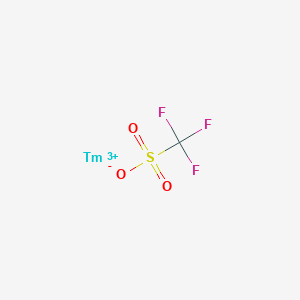 molecular formula CF3O3STm+2 B8112661 thulium(3+);trifluoromethanesulfonate 