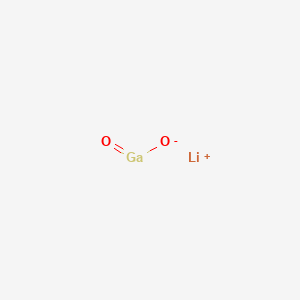 molecular formula GaLiO2 B8112916 lithium;oxido(oxo)gallane 