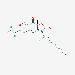 molecular formula C23H26O5 B081130 红曲霉素 CAS No. 13283-90-4