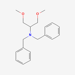 molecular formula C19H25NO2 B8113359 N,N-Dibenzyl-1,3-dimethoxypropan-2-amine 