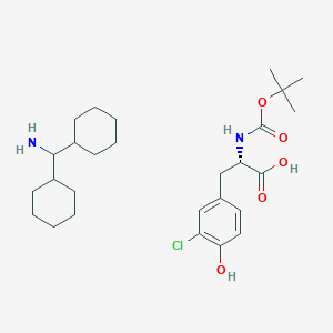 molecular formula C27H43ClN2O5 B8113433 Boc-tyr(3-cl)-oh dcha 