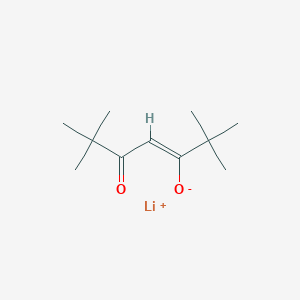 molecular formula C11H19LiO2 B8113583 lithium;(Z)-2,2,6,6-tetramethyl-5-oxohept-3-en-3-olate 