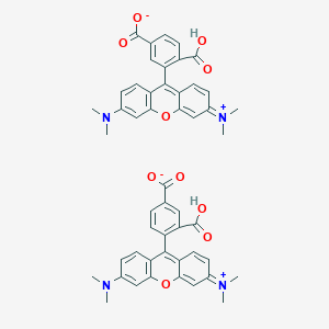 molecular formula C50H44N4O10 B8113845 5(6)-Carboxy tetramethyl rhodamine 