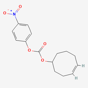 molecular formula C15H17NO5 B8113846 TCO-PNB Ester 