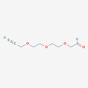 molecular formula C9H14O4 B8113932 Ald-CH2-PEG3-propargyl 