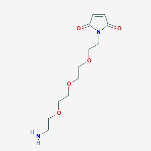 molecular formula C12H20N2O5 B8113947 Mal-PEG3-NH2 