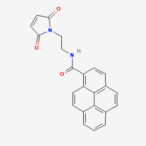 molecular formula C23H16N2O3 B8113992 N-(2-(2,5-dioxo-2,5-dihydro-1H-pyrrol-1-yl)ethyl)pyrene-1-carboxamide 