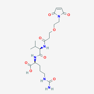molecular formula C20H31N5O8 B8114117 Mal-PEG1-Val-Cit-OH 