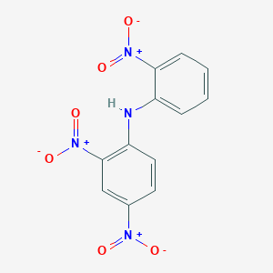 molecular formula C12H8N4O6 B081142 2,4-Dinitro-N-(2-nitrophenyl)aniline CAS No. 14434-10-7