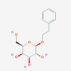 molecular formula C14H20O6 B081143 Phenethyl beta-D-galactopyranoside CAS No. 14861-16-6