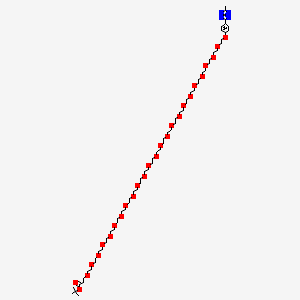 molecular formula C64H116N4O27 B8114375 Methyltetrazine-PEG24-Boc 