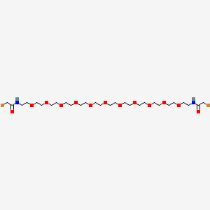 molecular formula C28H54Br2N2O13 B8114416 Bis-Bromoacetamido-PEG11 