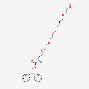 molecular formula C27H37NO8 B8114448 Fmoc-NH-PEG6-alcohol 
